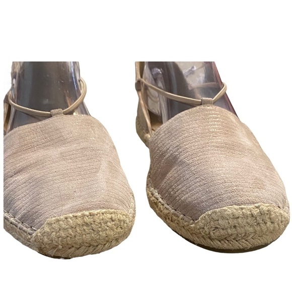 Eileen Fisher Lee Espadrille Flat size 10 suede minimalist casual beachy - Picture 6 of 14